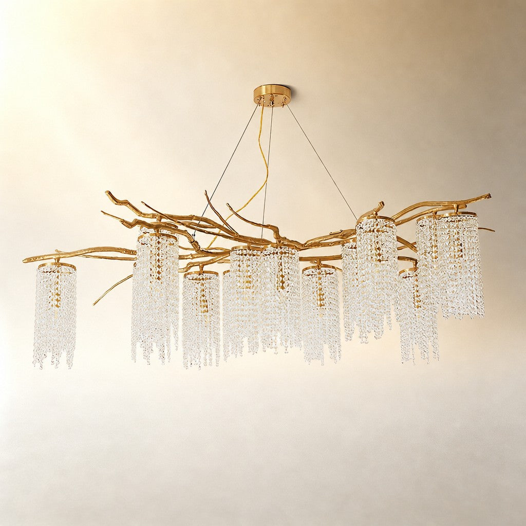 Art Glass Crystal Chandelier