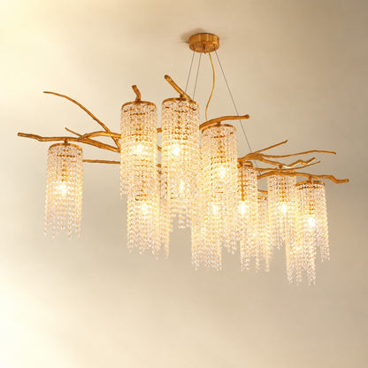 Art Glass Crystal Chandelier