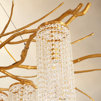 Art Glass Crystal Chandelier