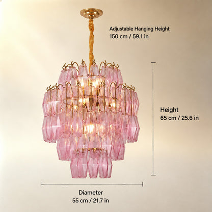 Artisan Murano Style Virelle Cascade