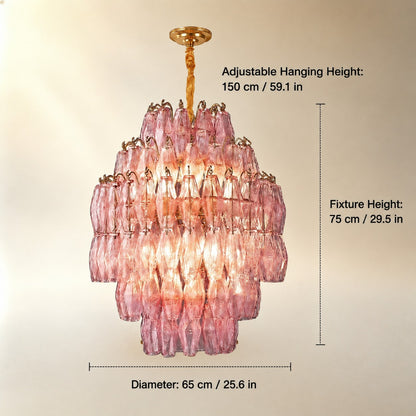 Artisan Murano Style Virelle Cascade