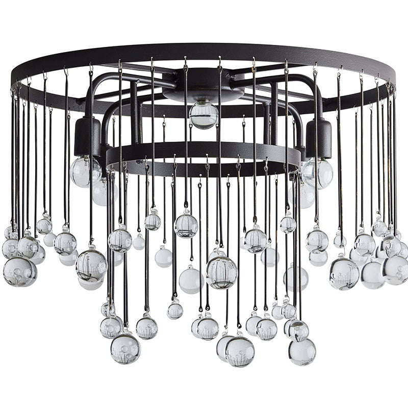 Aubrey Crystal Ball Flush mount
