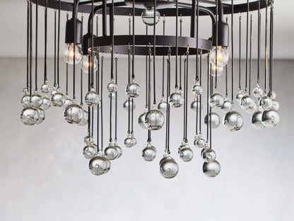 Aubrey Crystal Ball Flush mount
