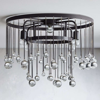 Aubrey Crystal Ball Flush mount