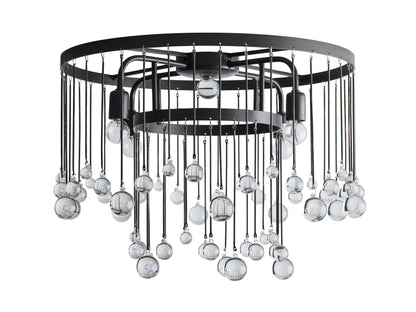 Aubrey Crystal Ball Flush mount