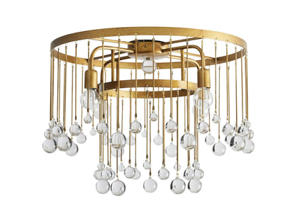 Aubrey Crystal Ball Flush mount