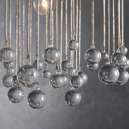 Aubrey Modern Crystal Ball Pendant Light
