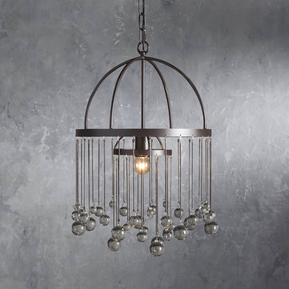 Aubrey Modern Crystal Ball Pendant Light