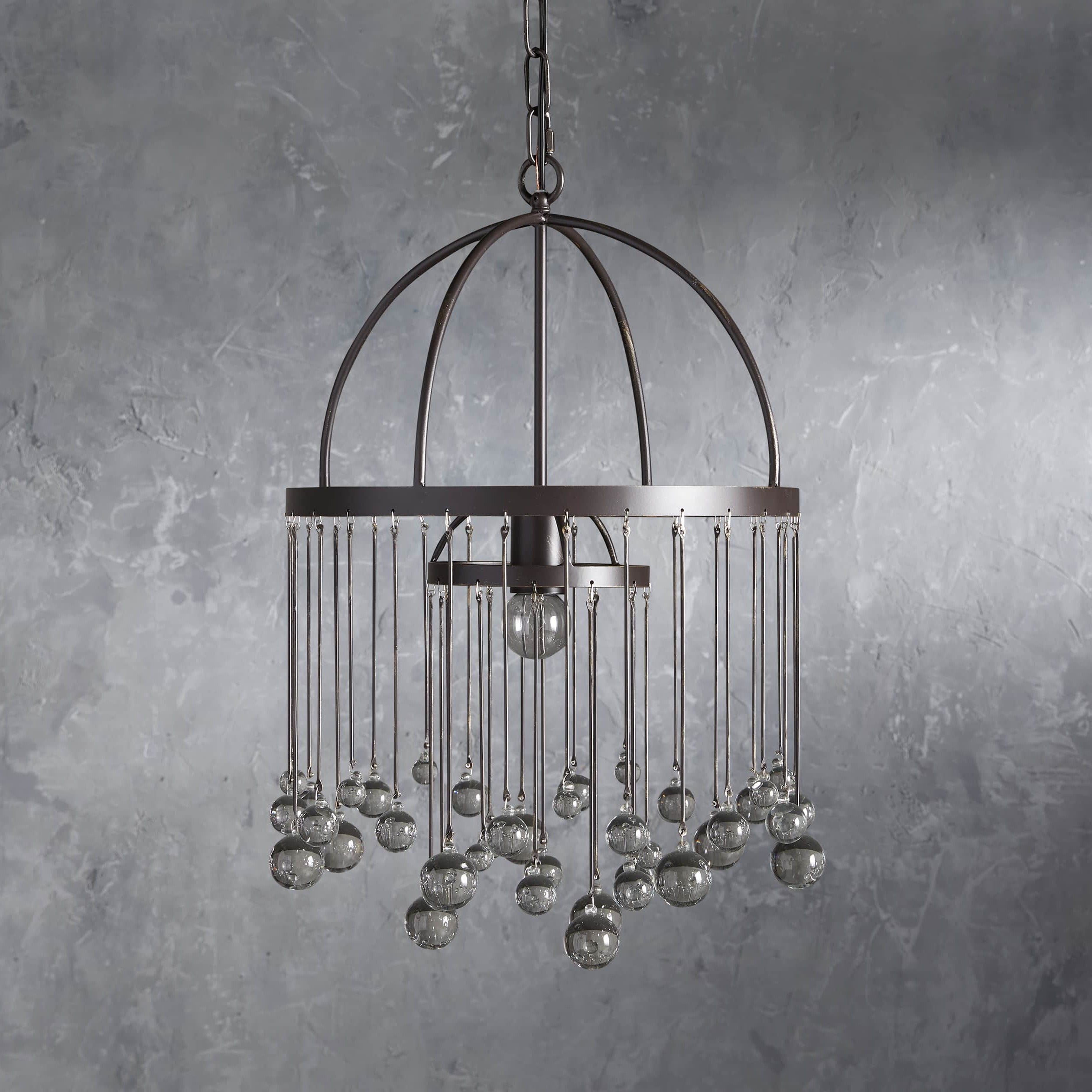 Aubrey Modern Crystal Ball Pendant Light