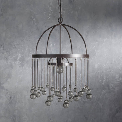 Aubrey Modern Crystal Ball Pendant Light