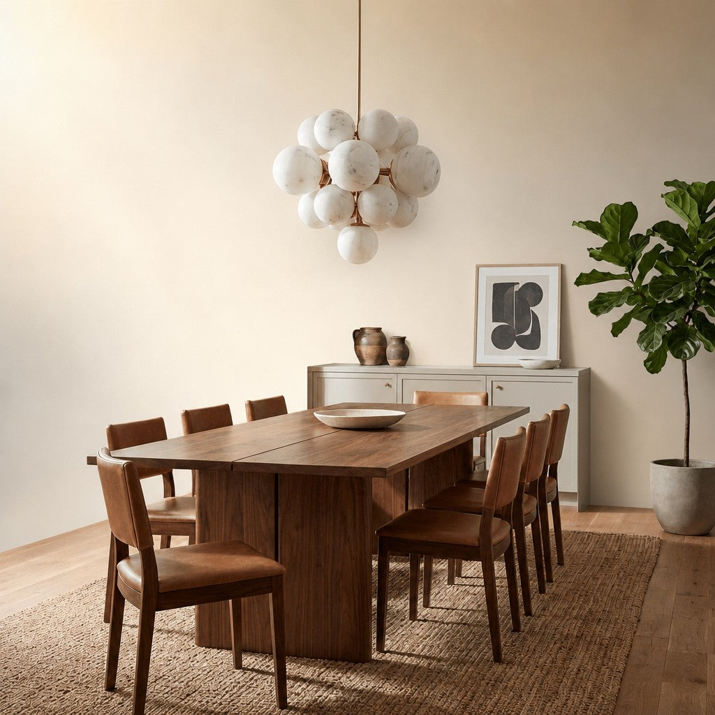 Aurelia Alabaster Cluster Chandelier