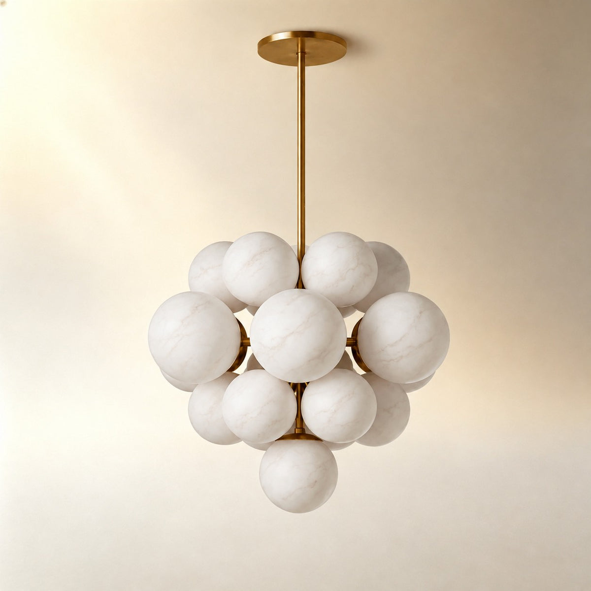Aurelia Alabaster Cluster Chandelier