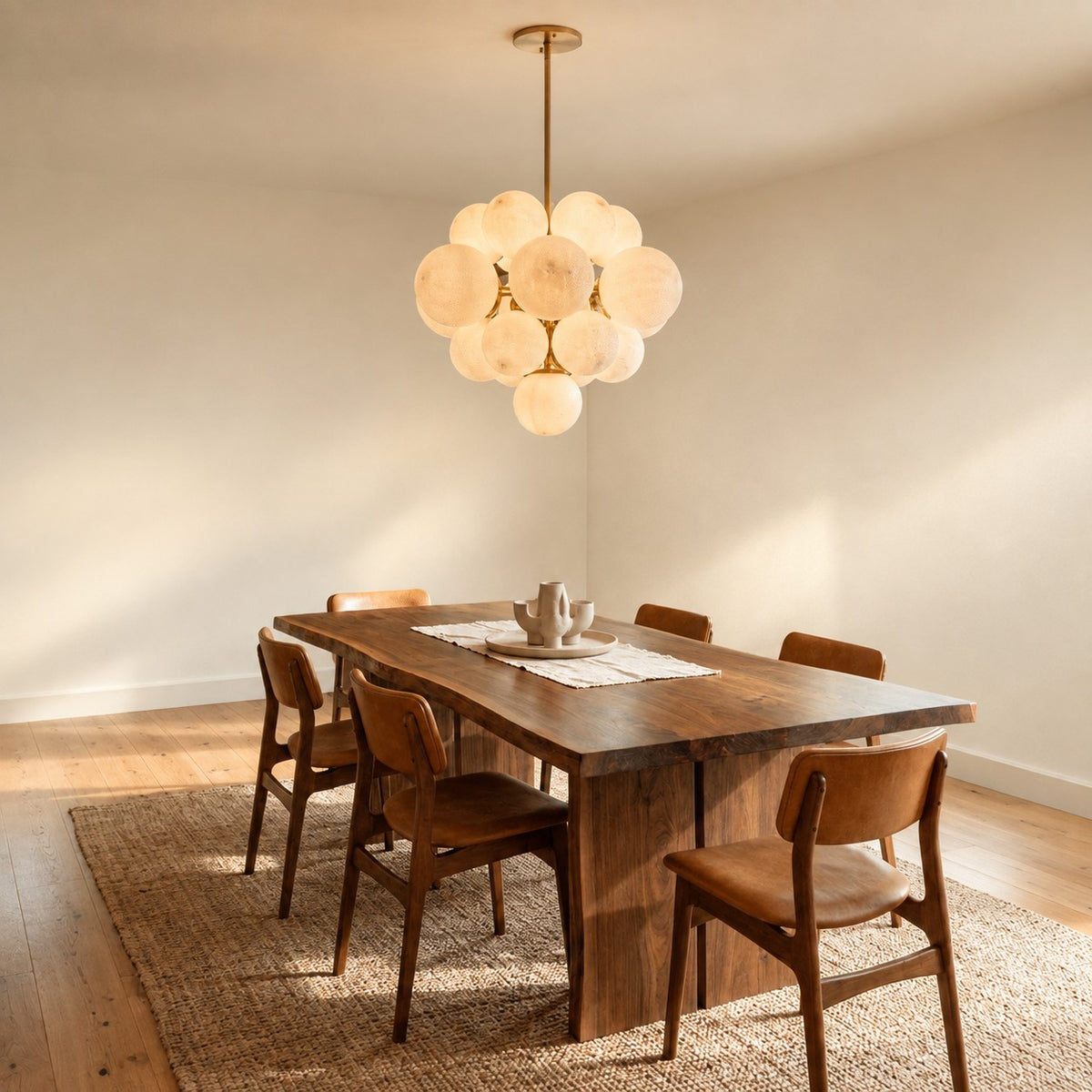 Aurelia Alabaster Cluster Chandelier