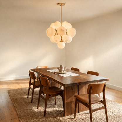Aurelia Alabaster Cluster Chandelier