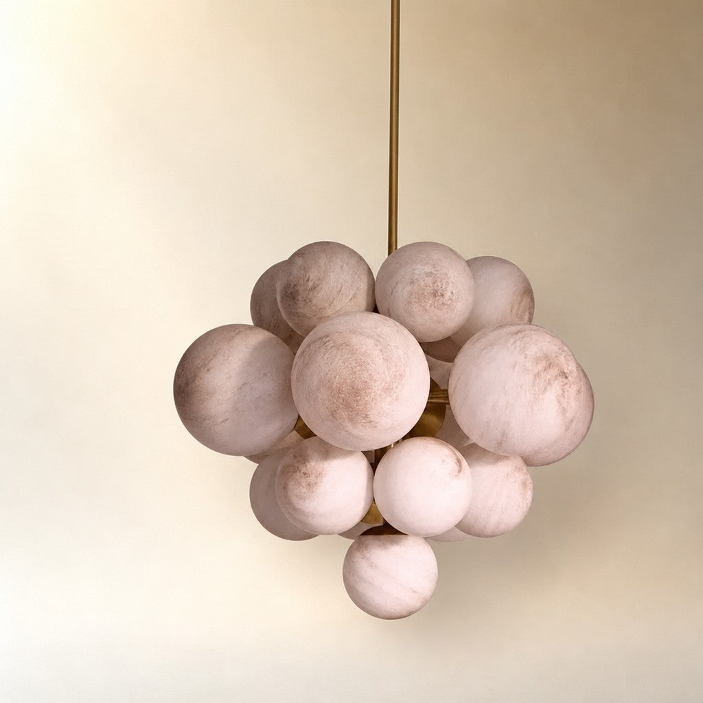 Aurelia Alabaster Cluster Chandelier