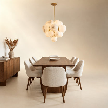Aurelia Alabaster Cluster Chandelier