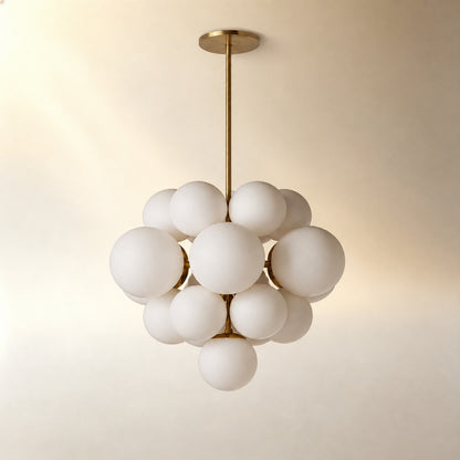 Aurelia Alabaster Cluster Chandelier