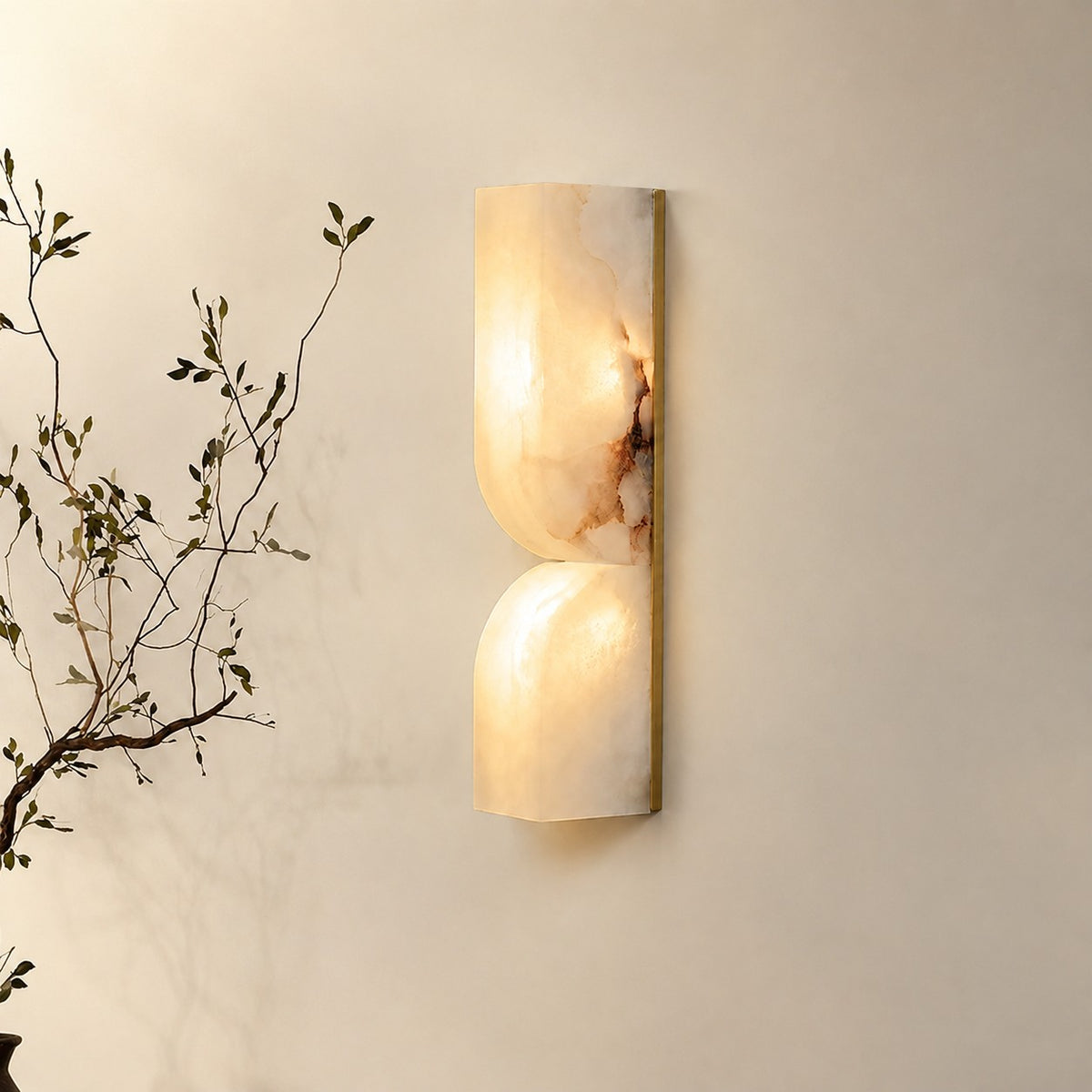 Avenor Spanish Alabaster Wall Sconce