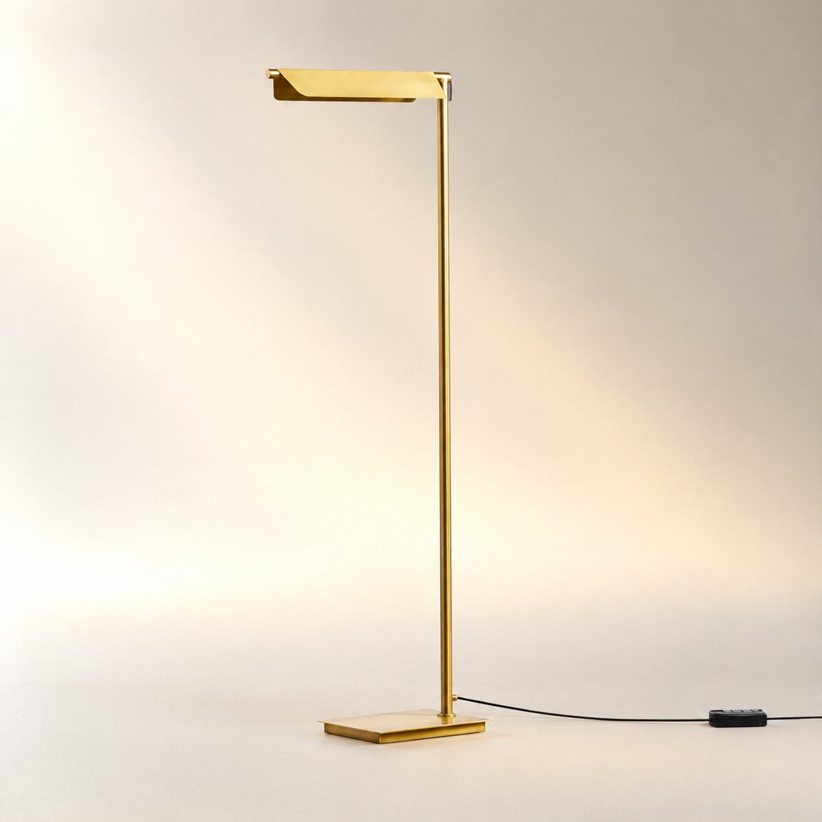 Axle Brass Floor Lamp