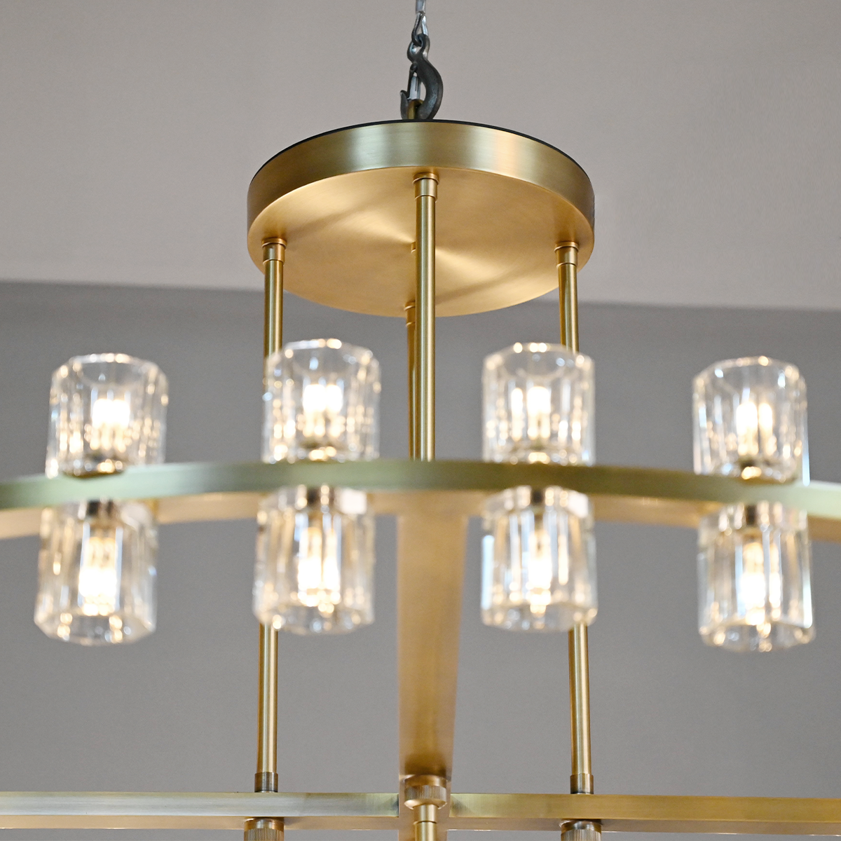 Arcachon Crystal 2-Tier Round Chandelier 60“