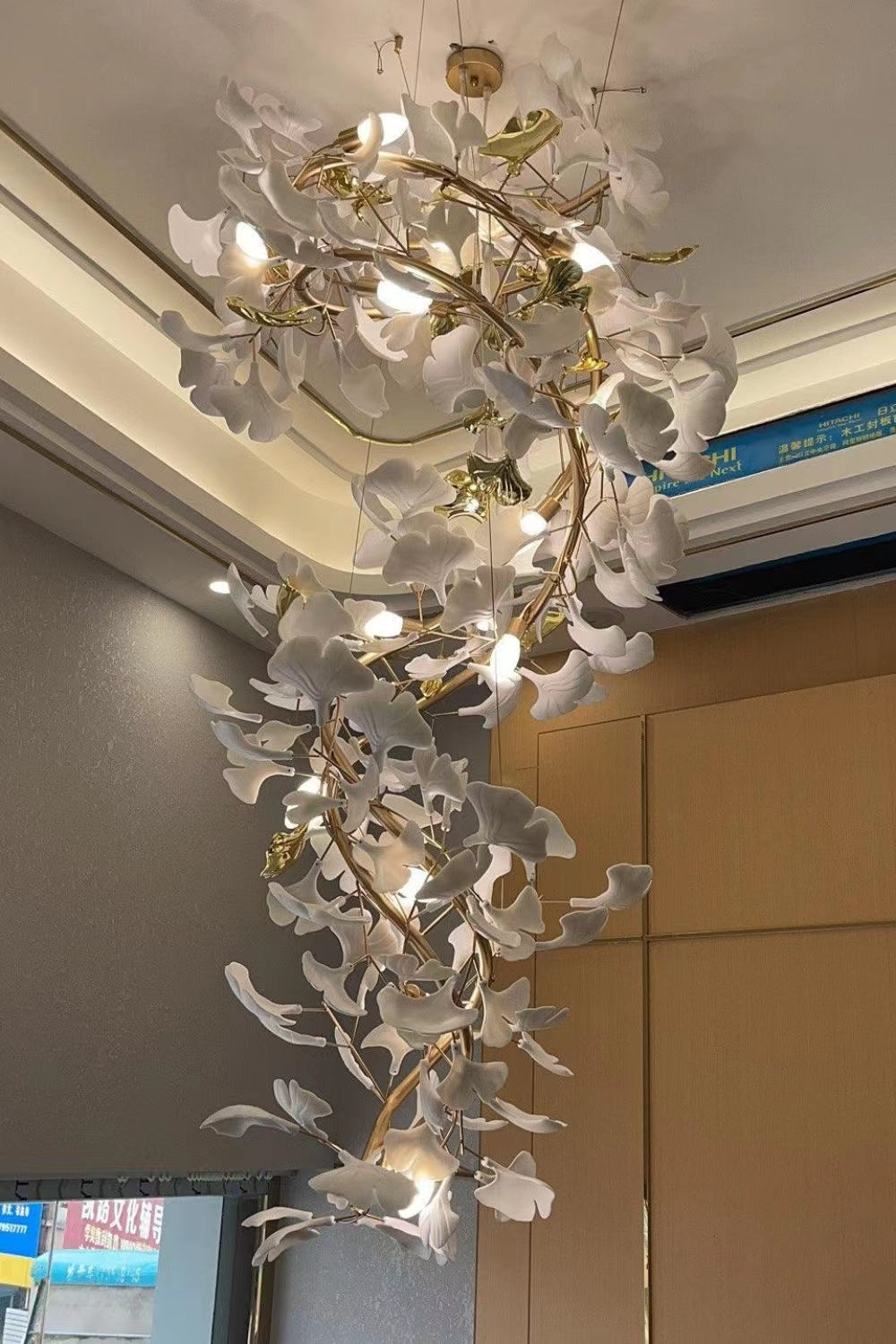 Candy Gingko Chandelier for Living Room/Staircse/Entryway/Foyer