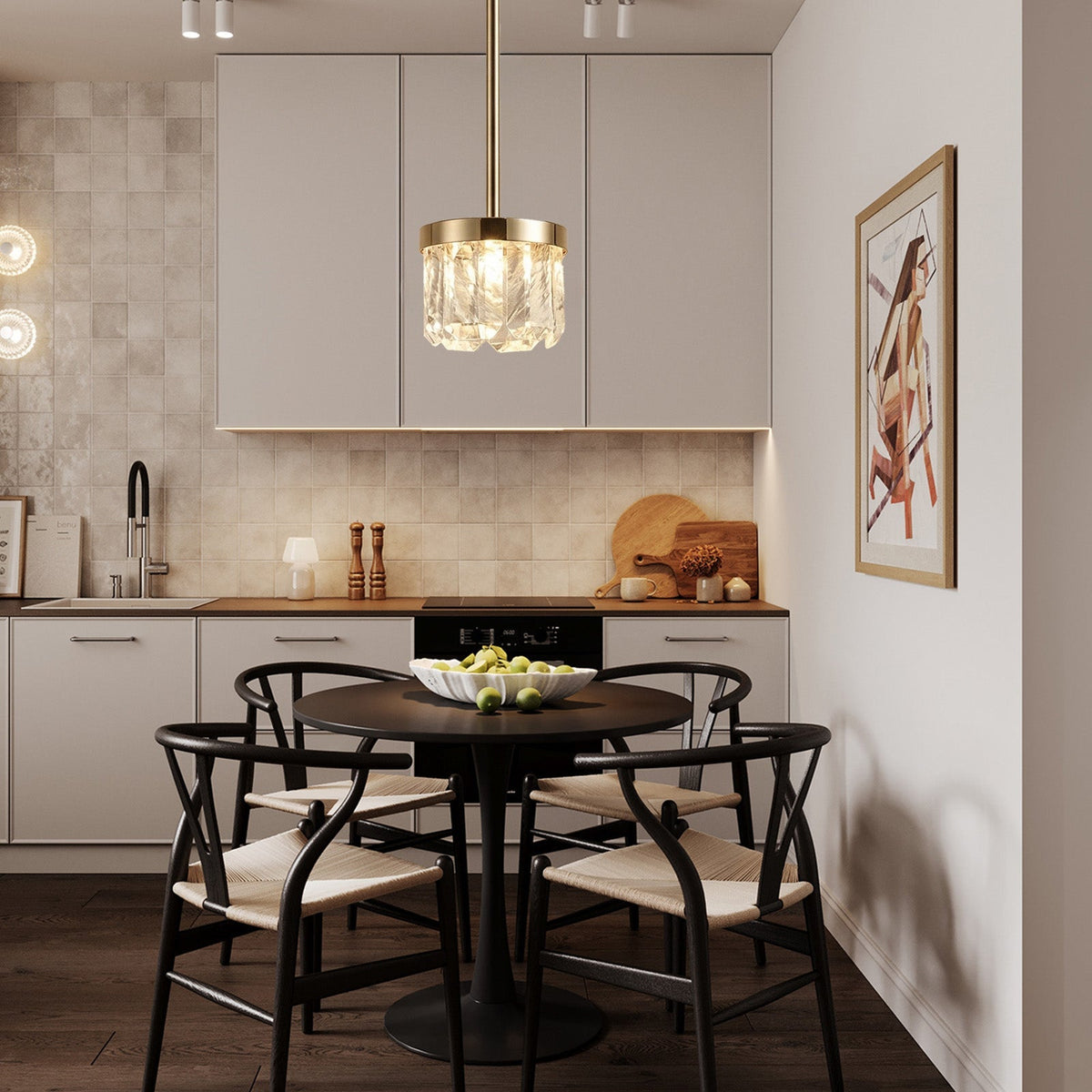Fenis Linear Crystal Chandelier