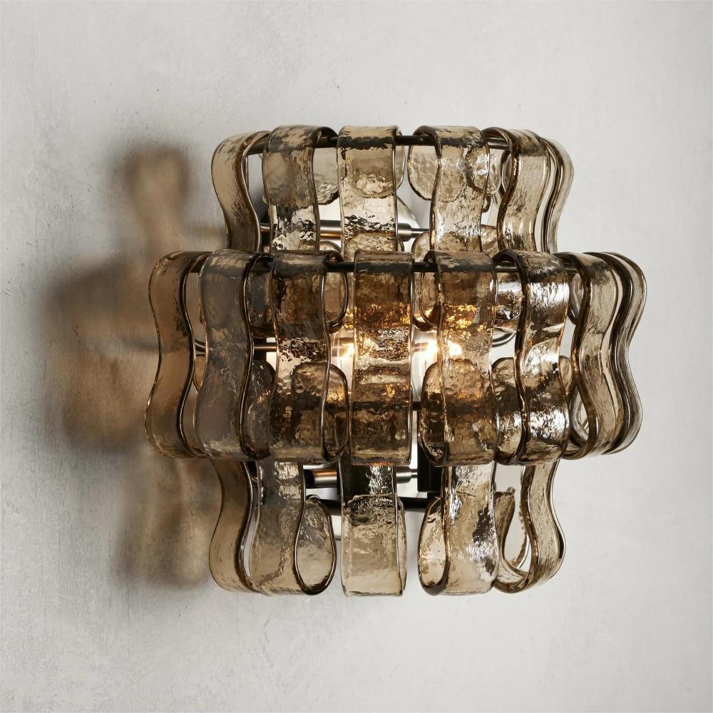 Denise Ghiaccio Glass Wall Sconces