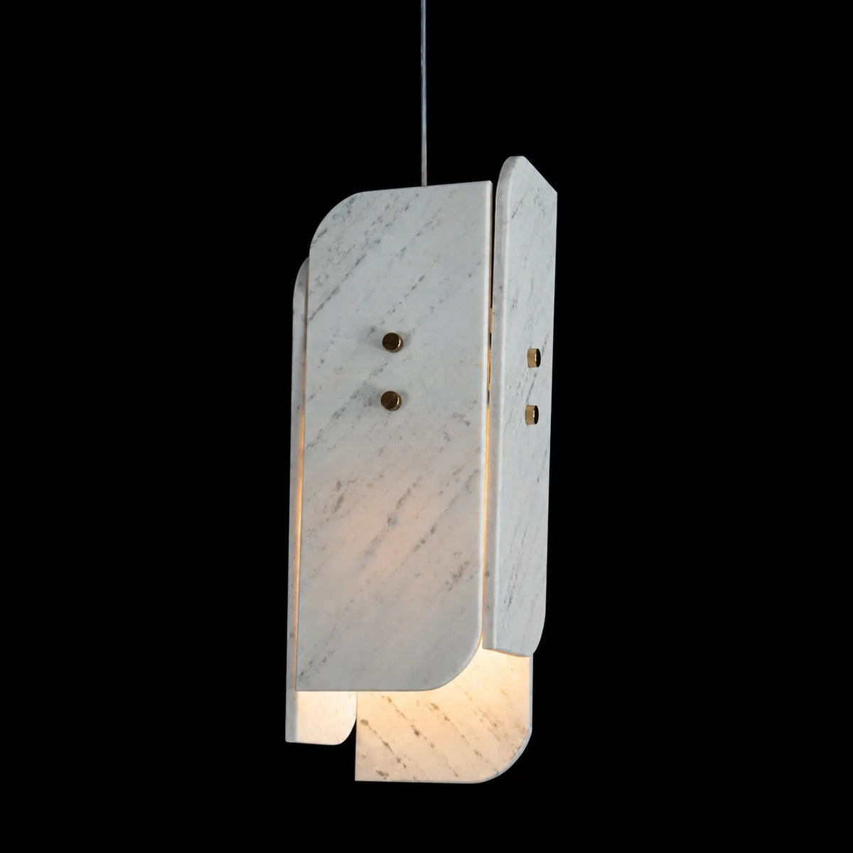 Modern Sculptural LuxuryStone Pendant Light