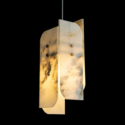 Modern Sculptural LuxuryStone Pendant Light