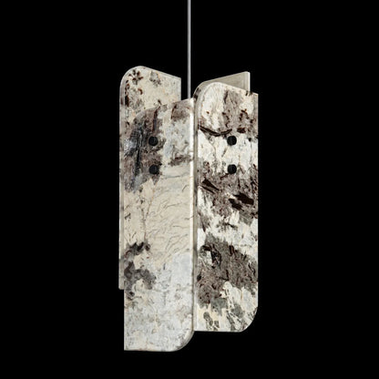 Modern Sculptural LuxuryStone Pendant Light