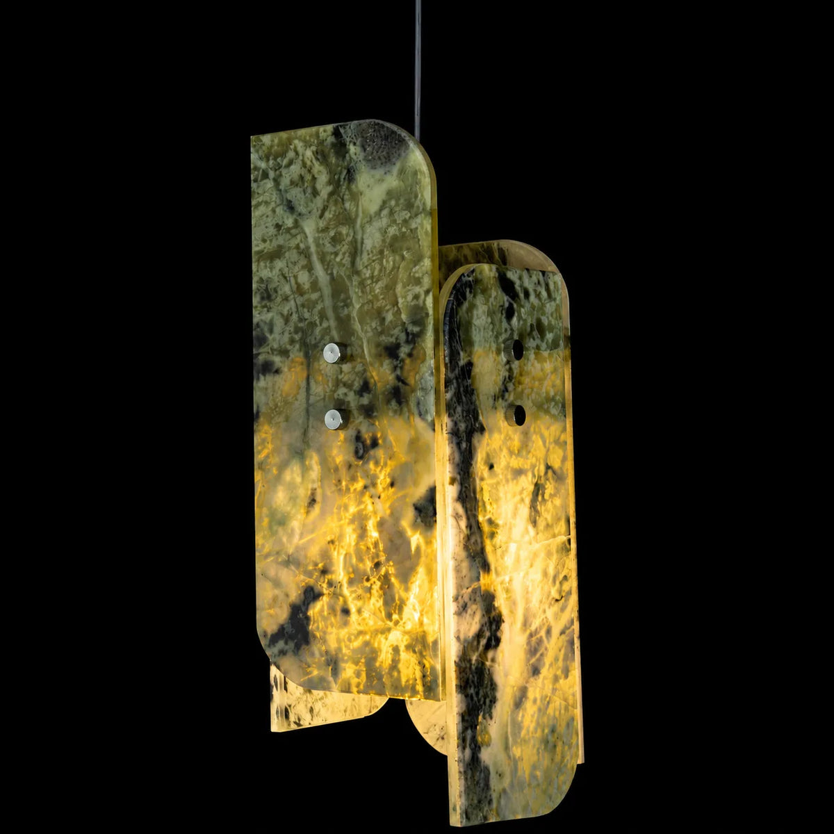 Modern Sculptural LuxuryStone Pendant Light