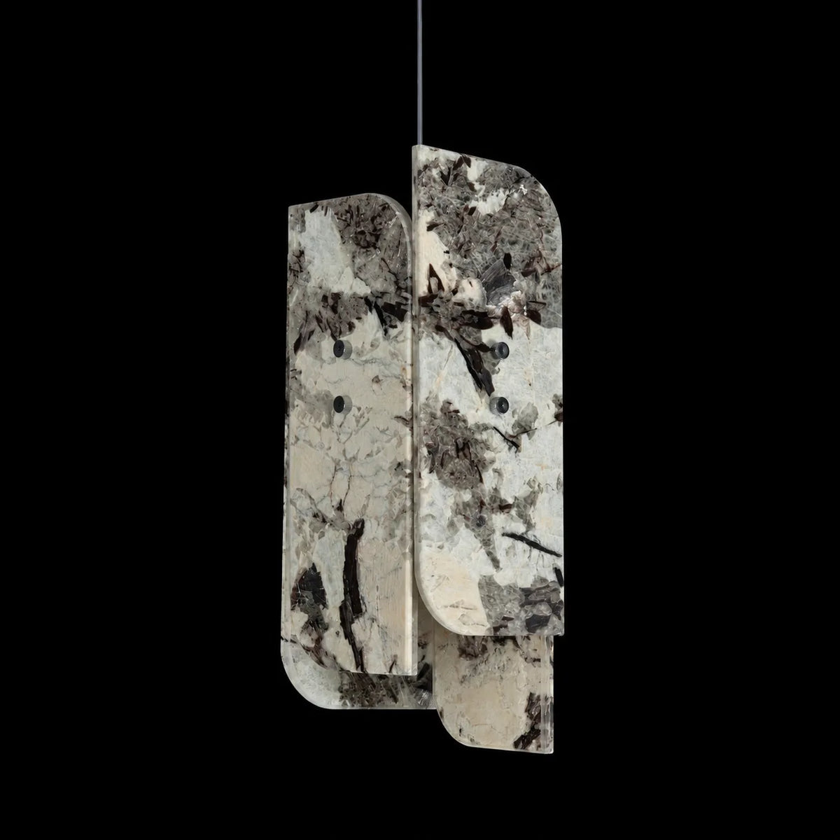 Modern Sculptural LuxuryStone Pendant Light