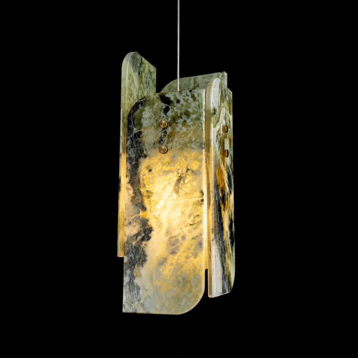 Modern Sculptural LuxuryStone Pendant Light