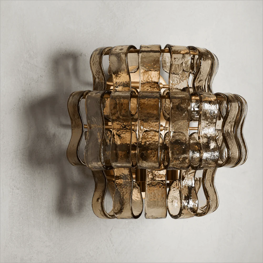 Denise Ghiaccio Glass Wall Sconces