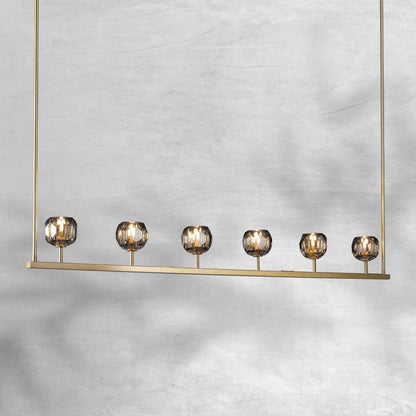 Bruma Ball Linear Chandelier 48” 60"