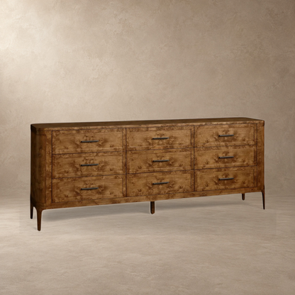 Mappa Burl Wood Clothing Storage