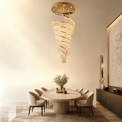 Bacca Crystal Halo Chandelier