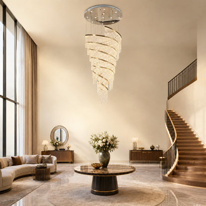 Bacca Crystal Halo Chandelier