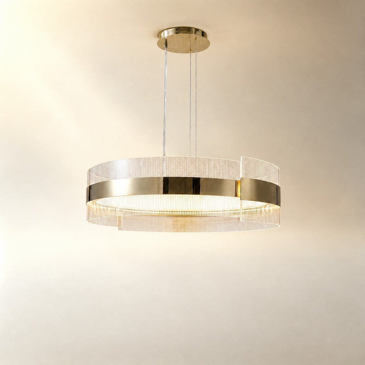 Belrin Round Modern Chandelier