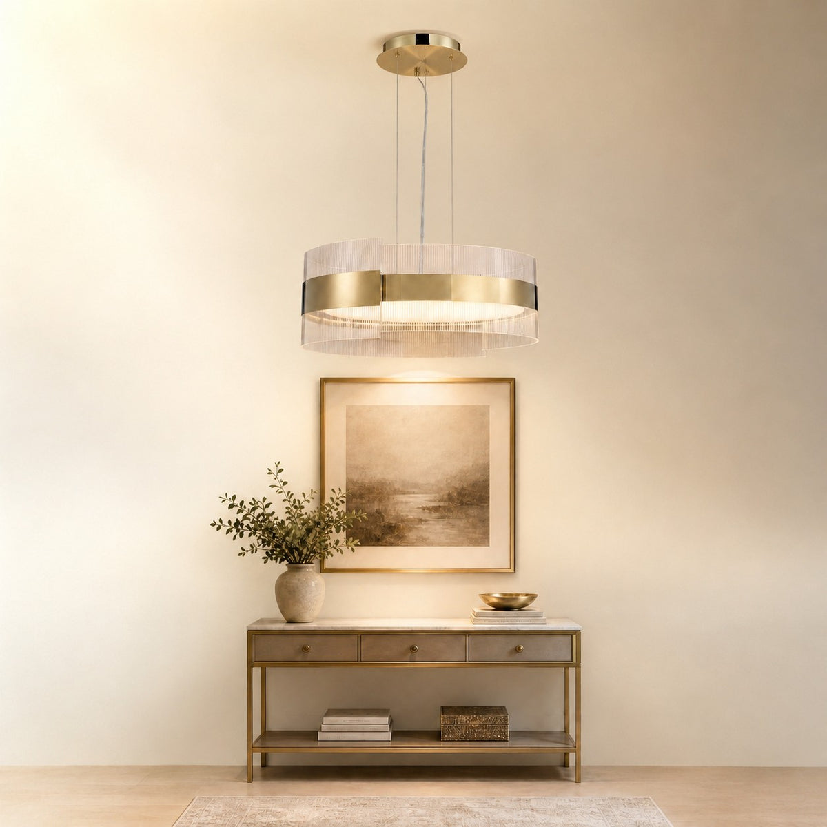 Belrin Round Modern Chandelier