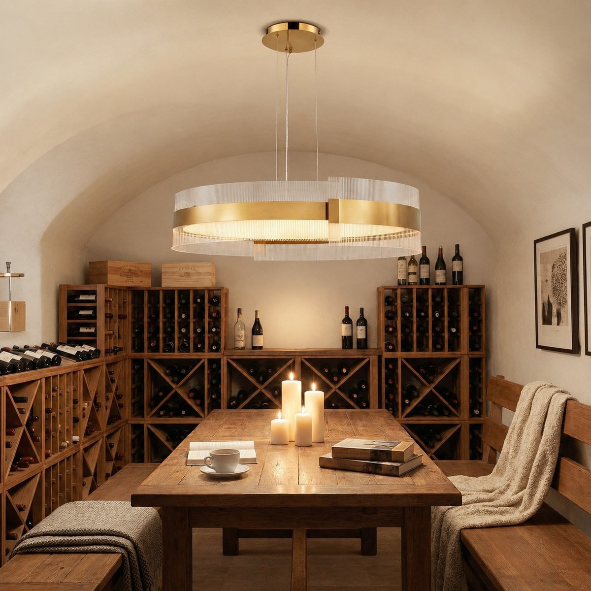 Belrin Round Modern Chandelier