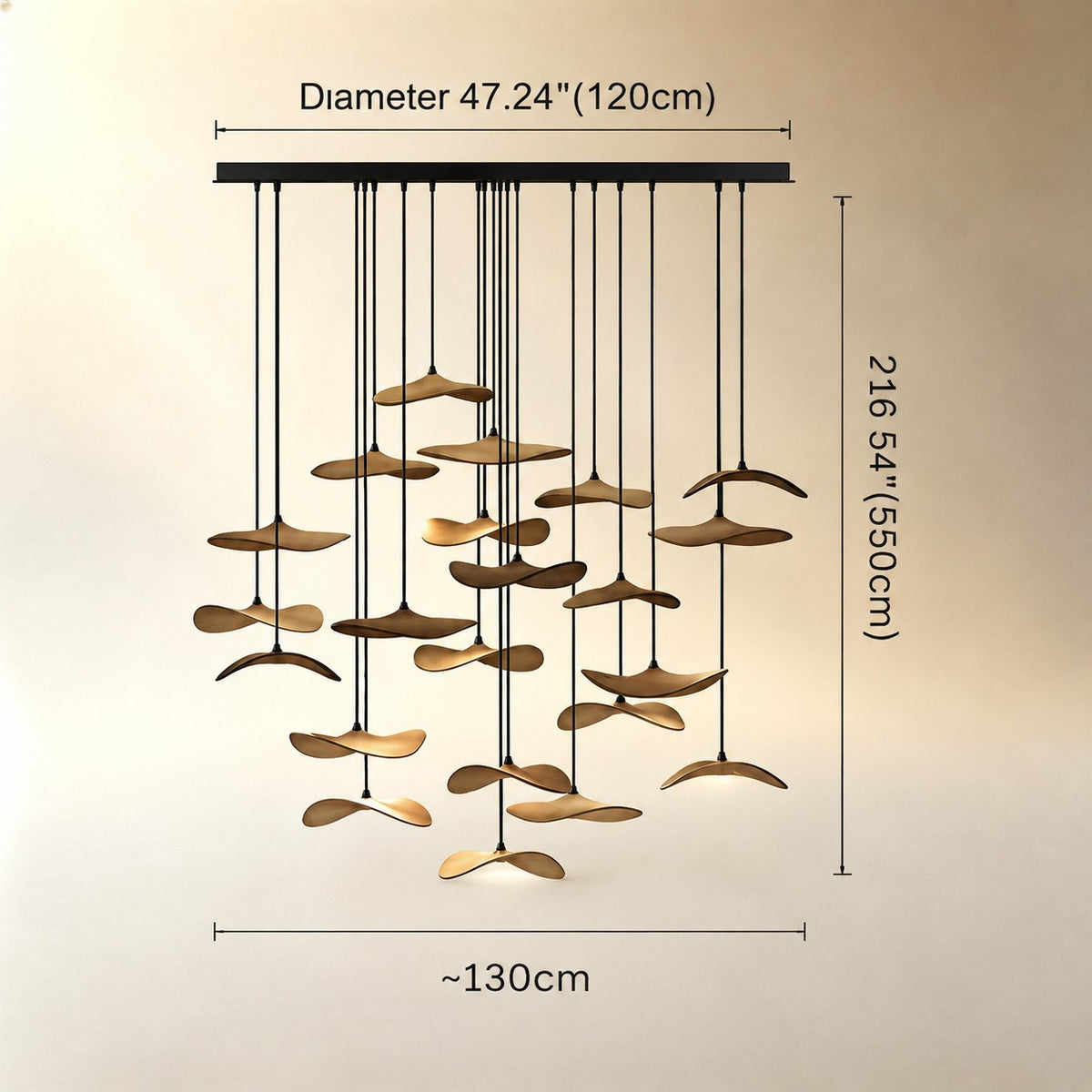 Bidi Multi Light Pendant Chandelier