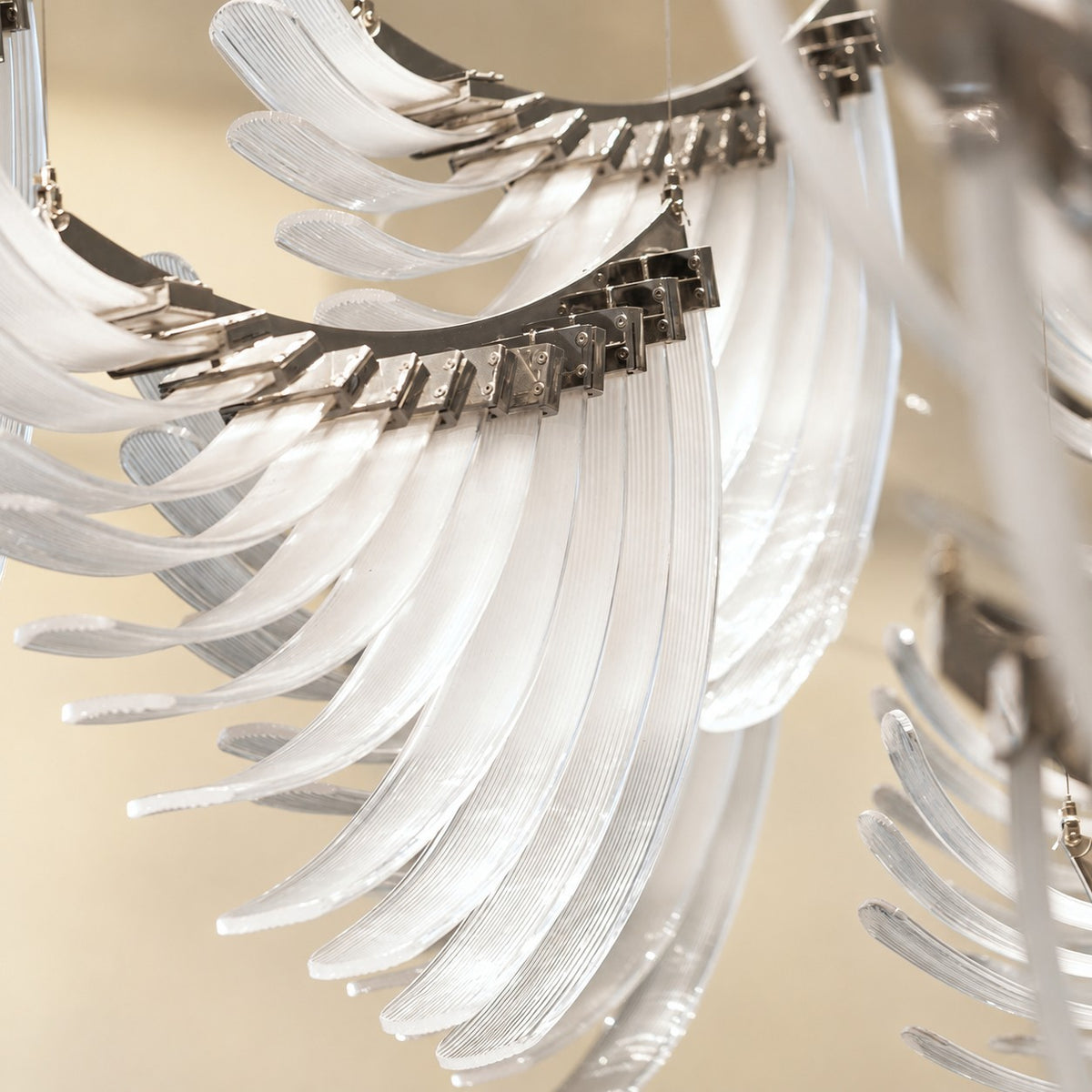 Bird Feather Wings LED Chandelier