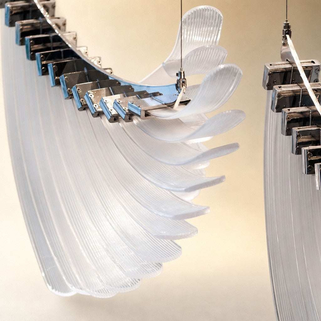 Bird Feather Wings LED Chandelier