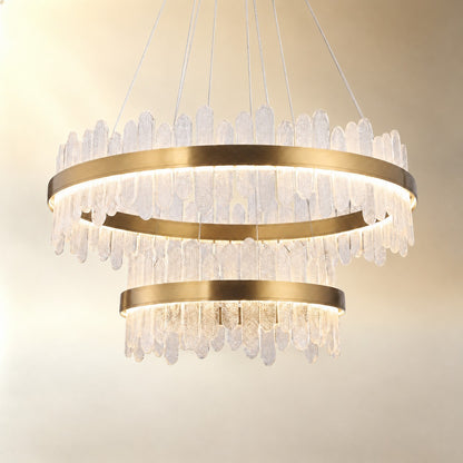Bocciolo Handblown Duo Chandelier