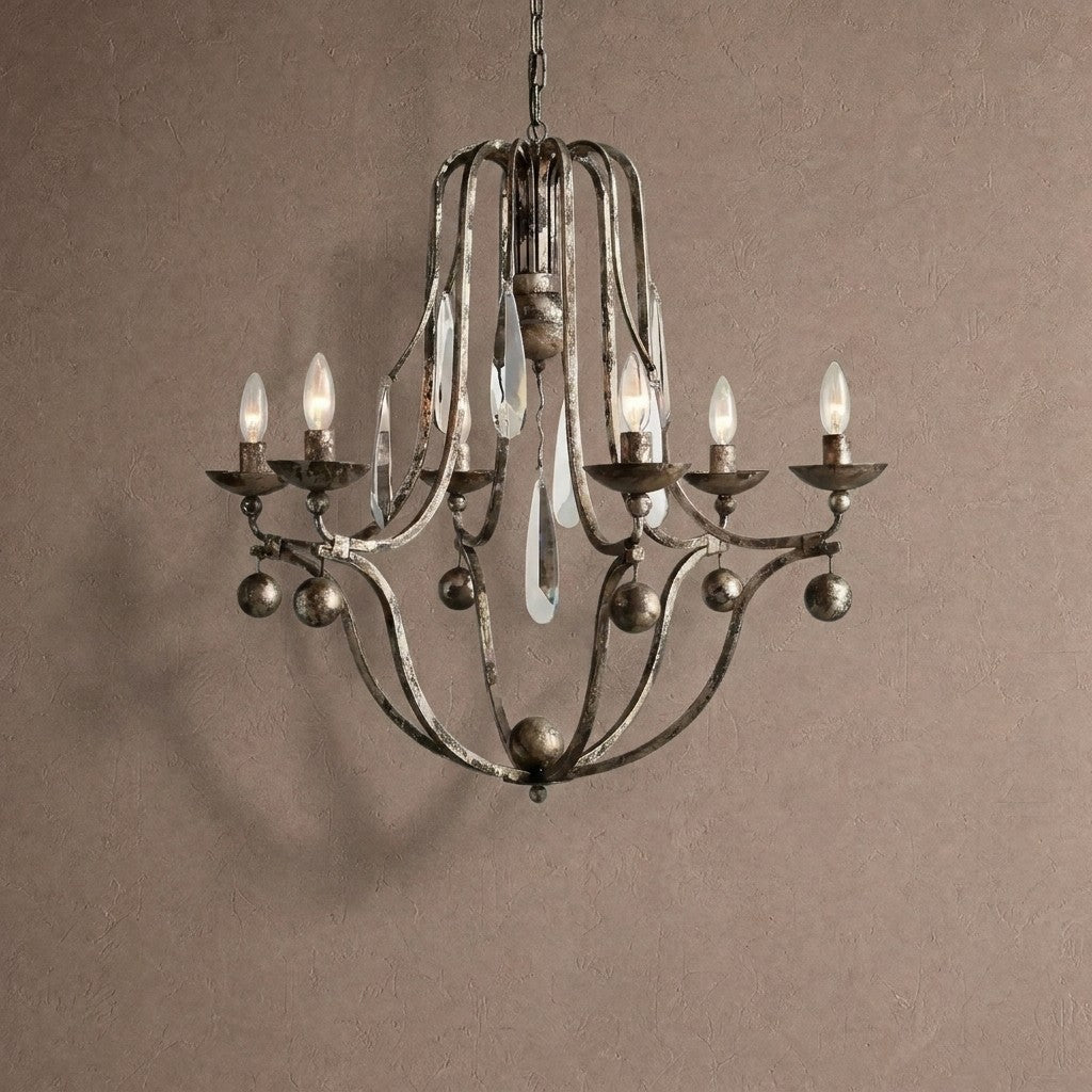 Bonitai Chandelier- Silver