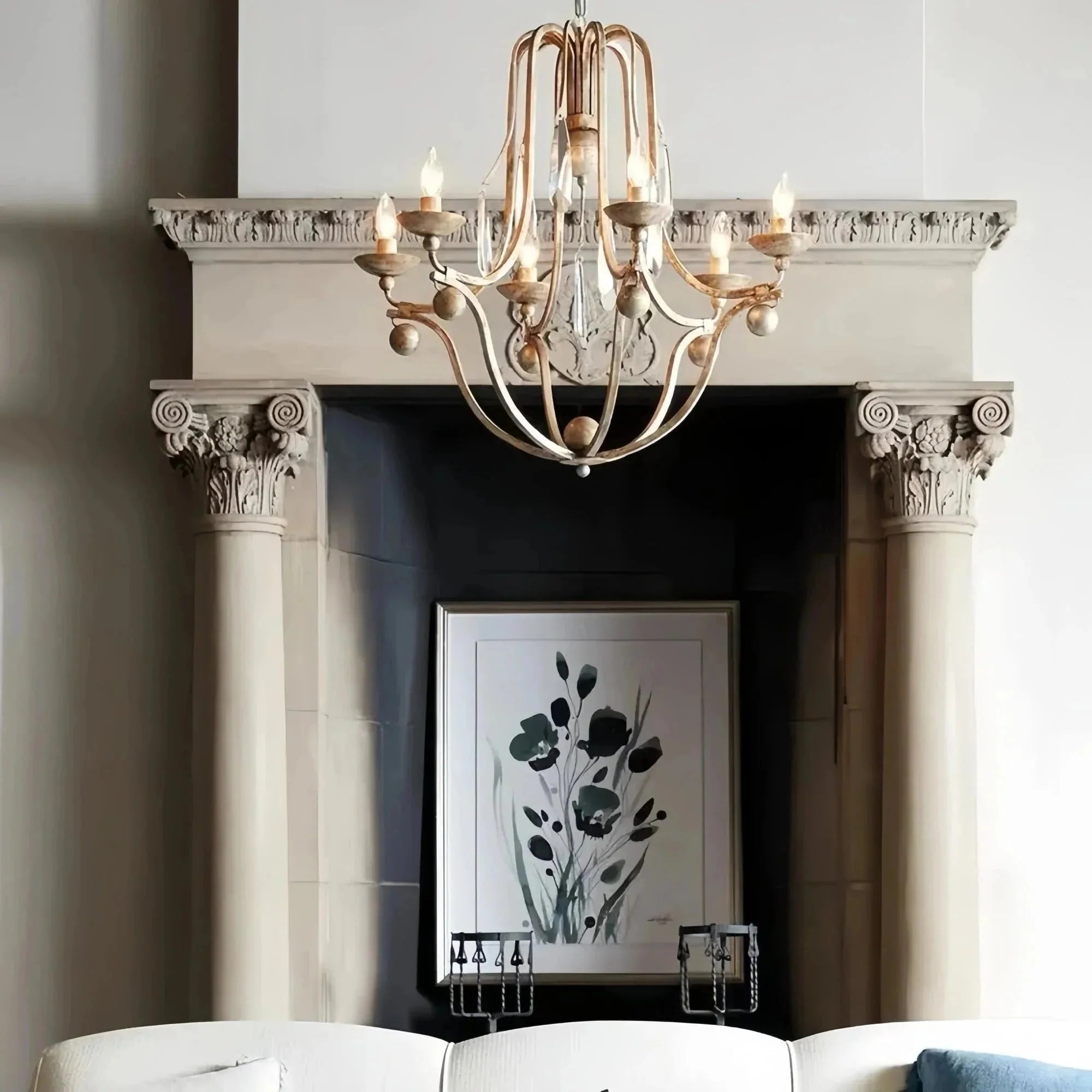 Bonitai Chandelier- Silver