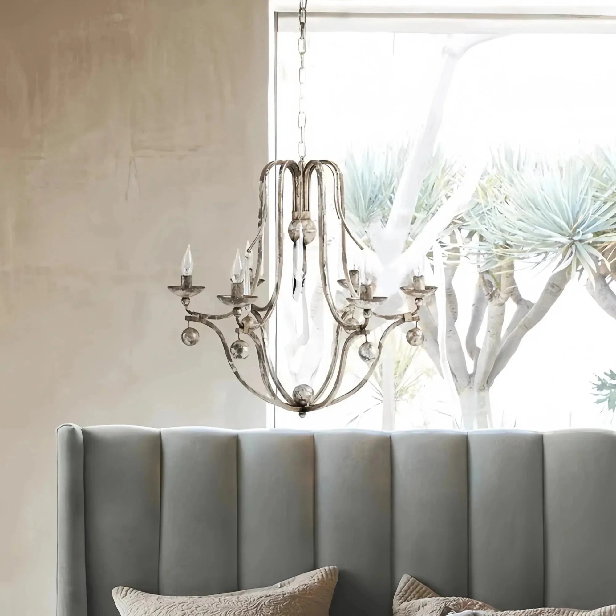 Bonitai Chandelier- Silver