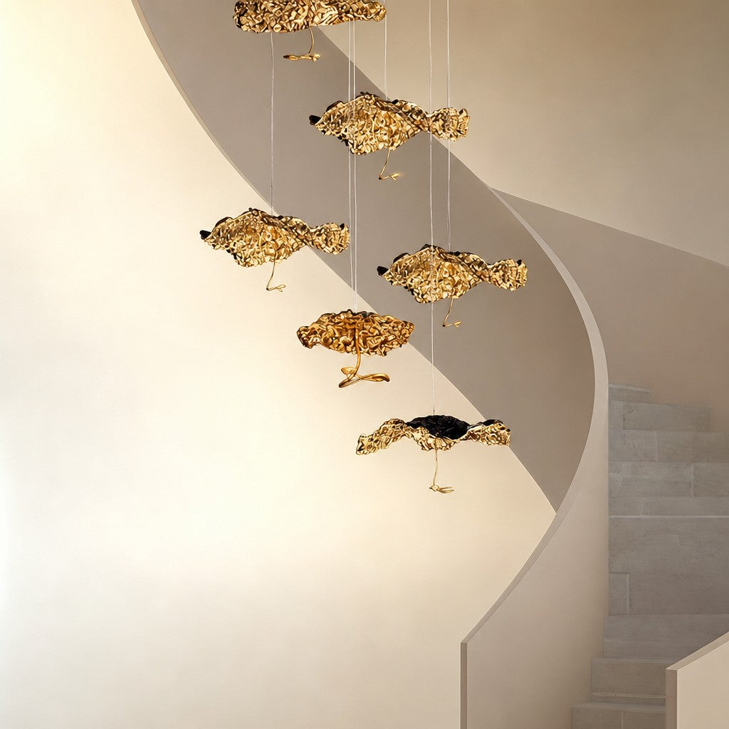 Brass Aviary Constellation Chandelier