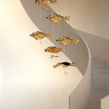 Brass Aviary Constellation Chandelier